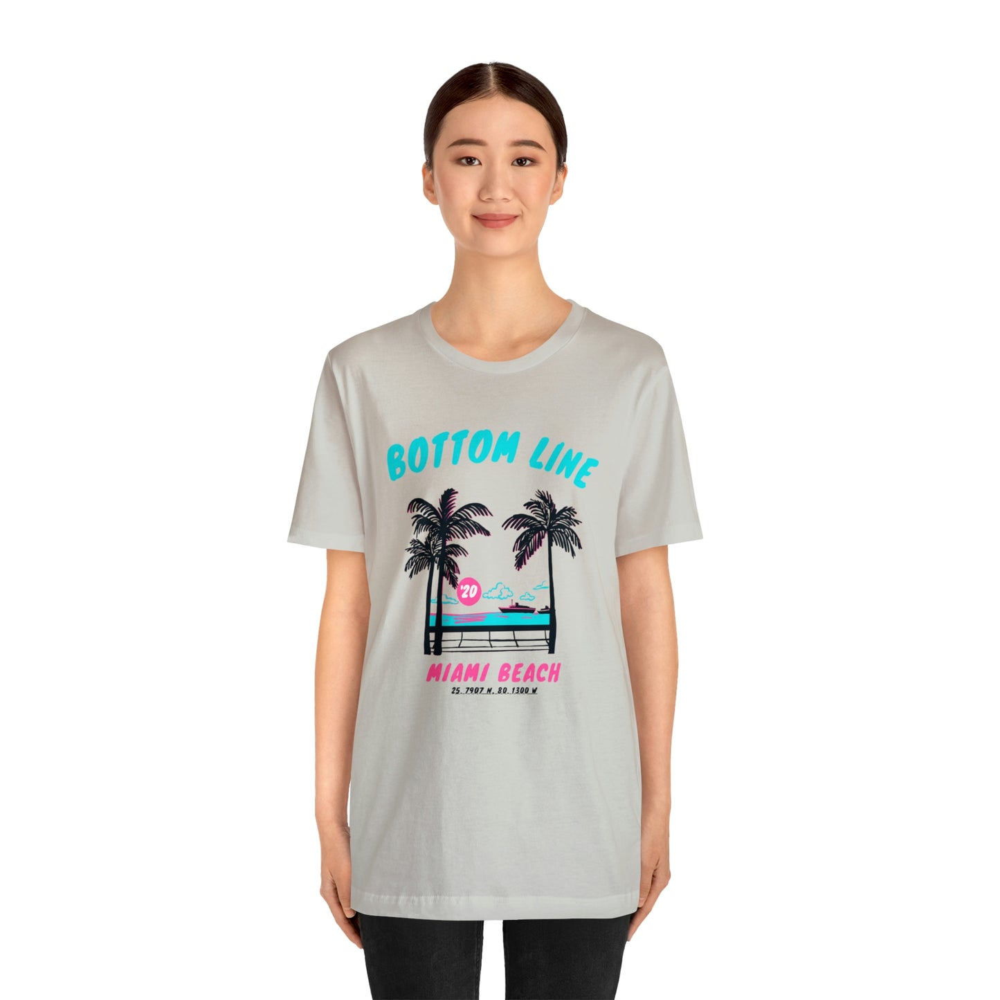 Miami Beach Front Design Tee