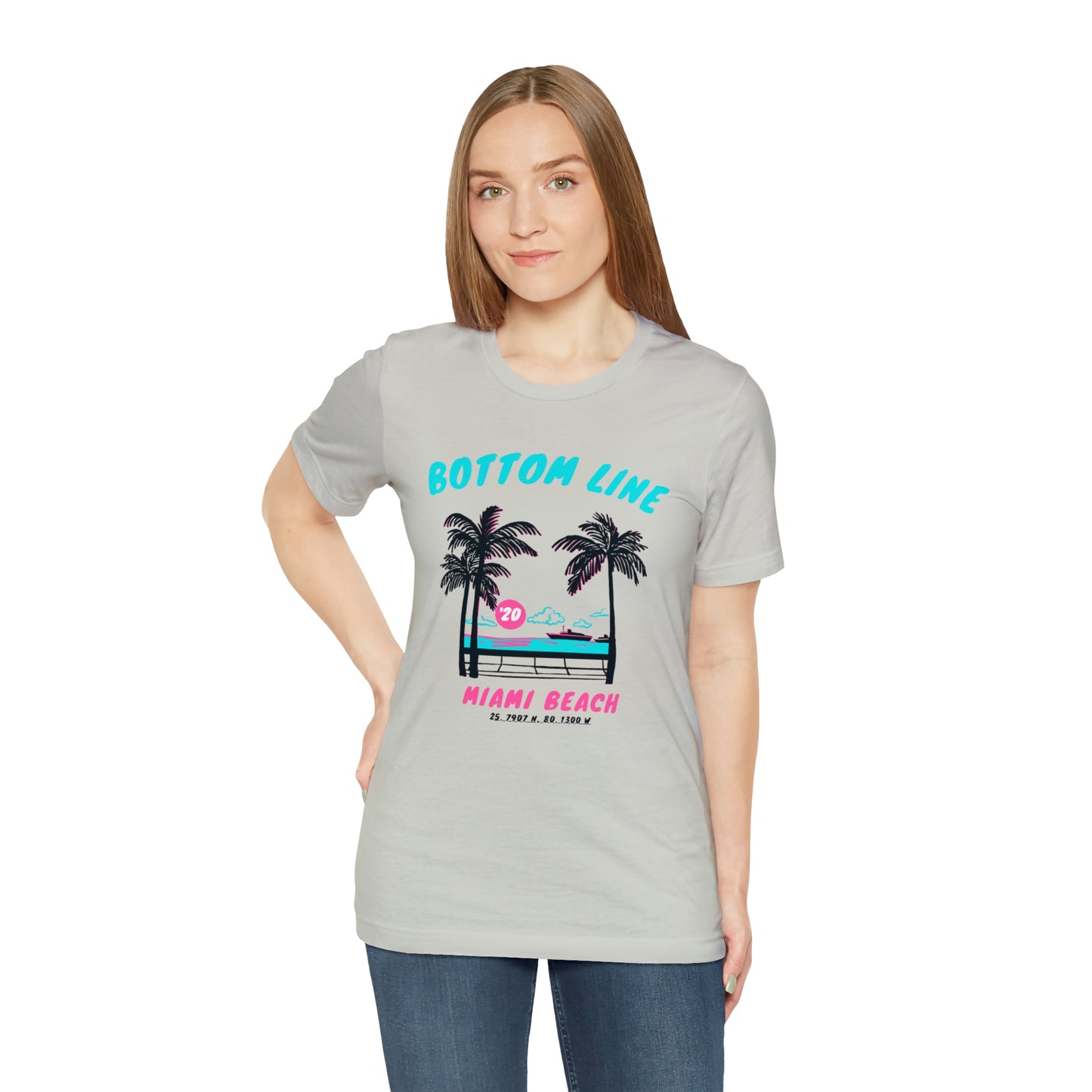 Miami Beach Front Design Tee