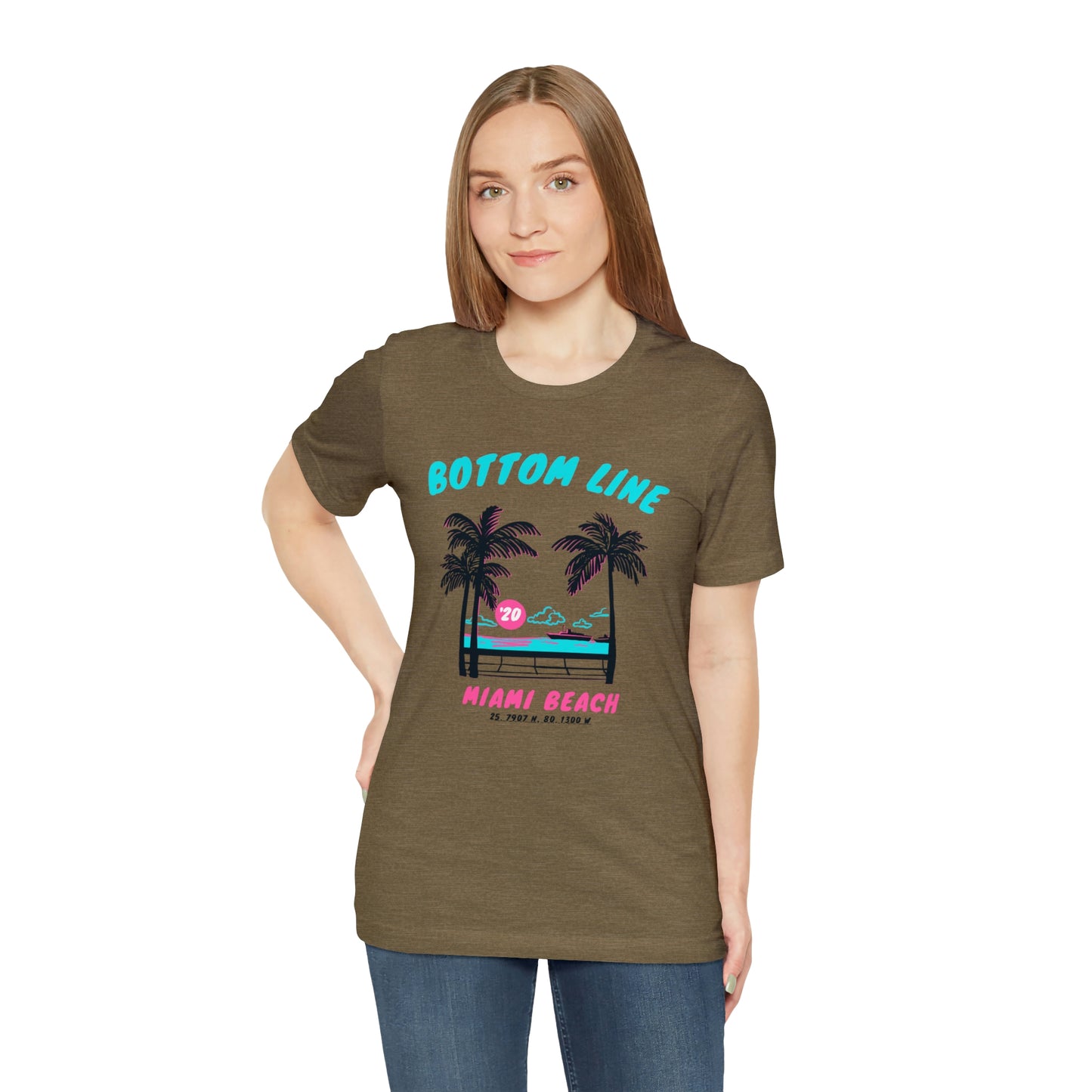 Miami Beach Front Design Tee