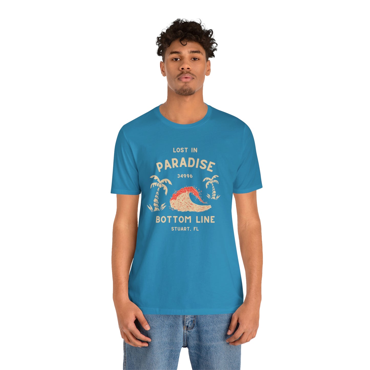 Lost in Paradise Front Designed Tee