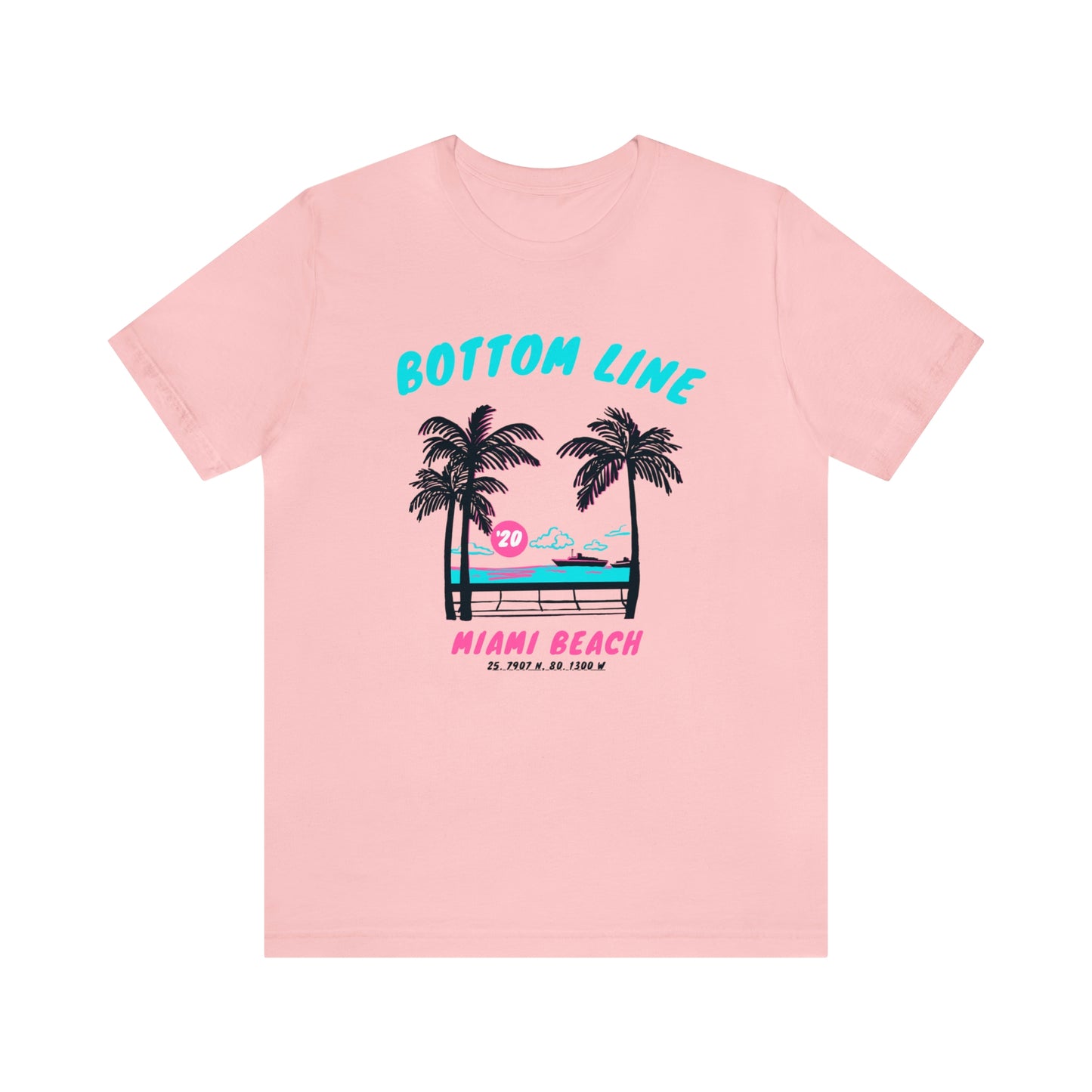 Miami Beach Front Design Tee