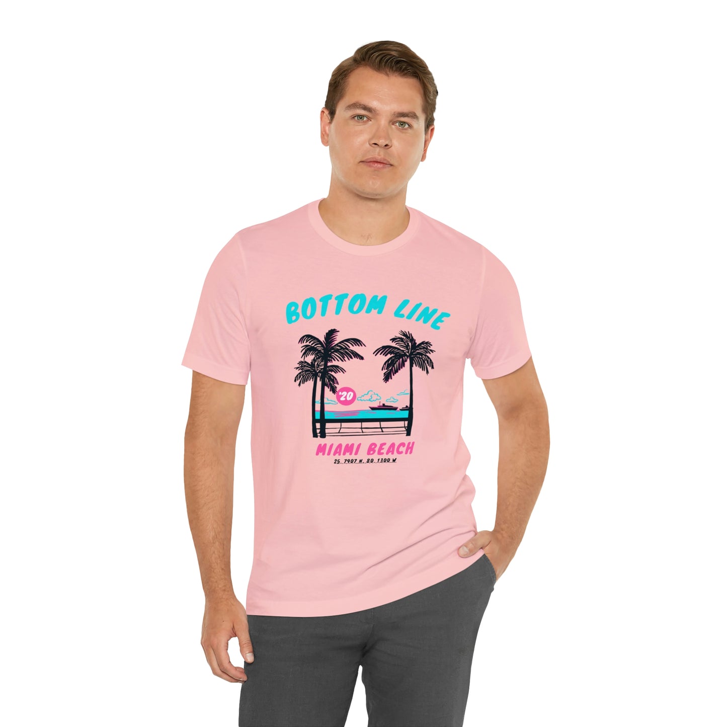 Miami Beach Front Design Tee