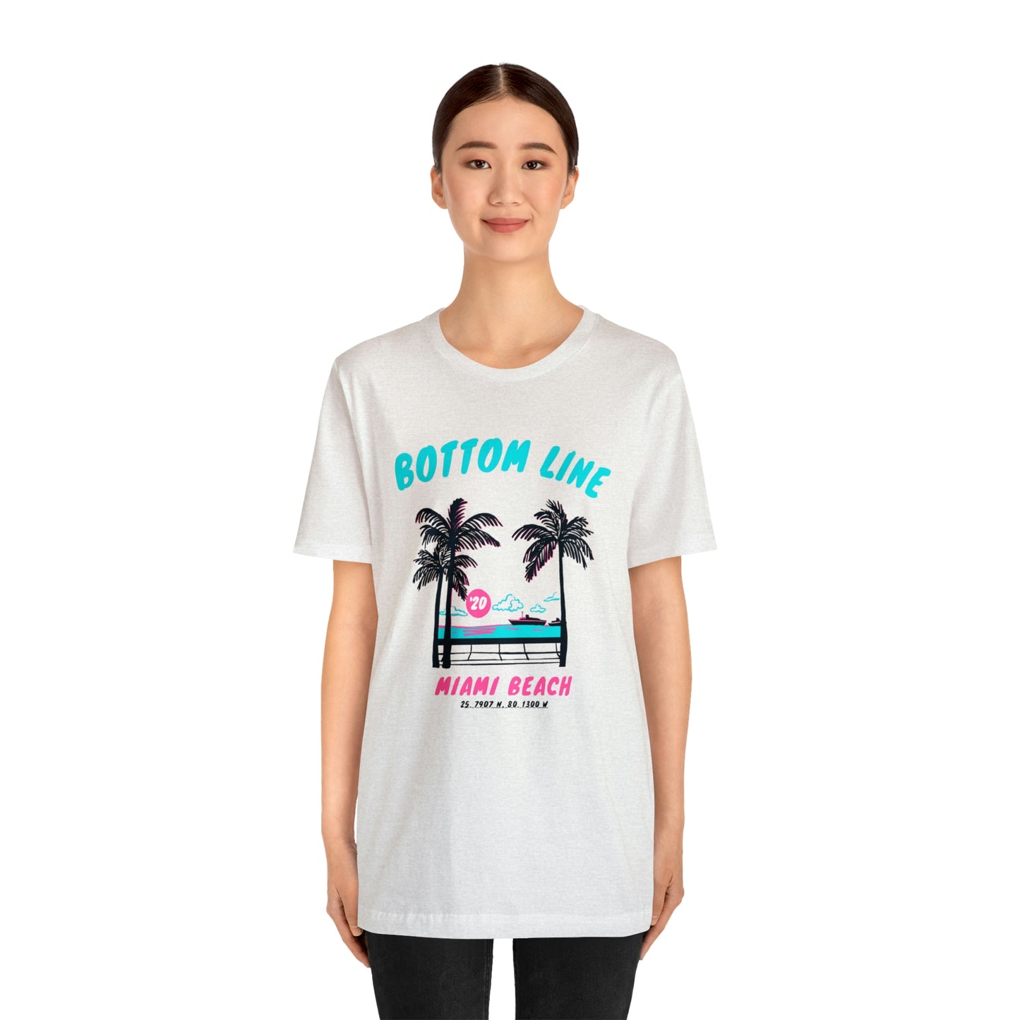 Miami Beach Front Design Tee