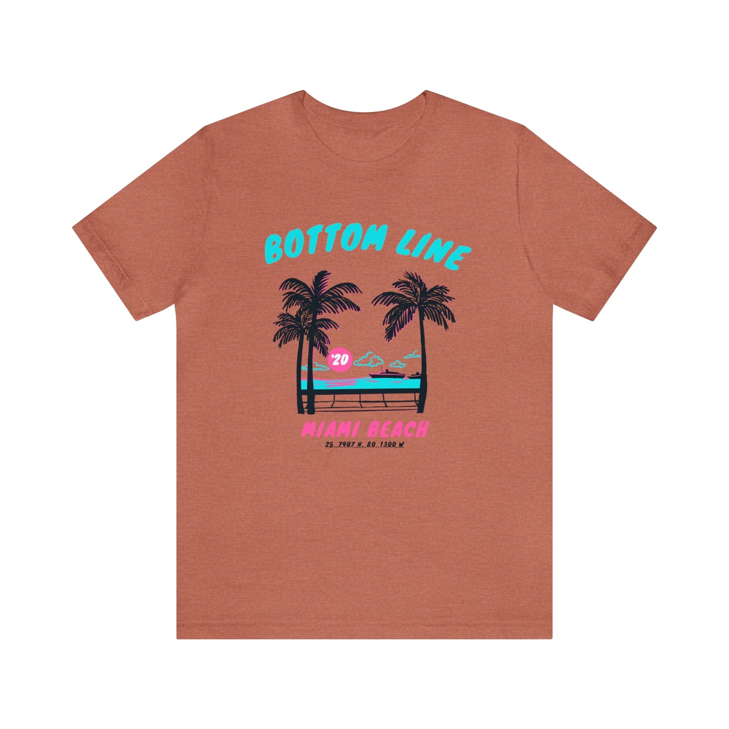 Miami Beach Front Design Tee