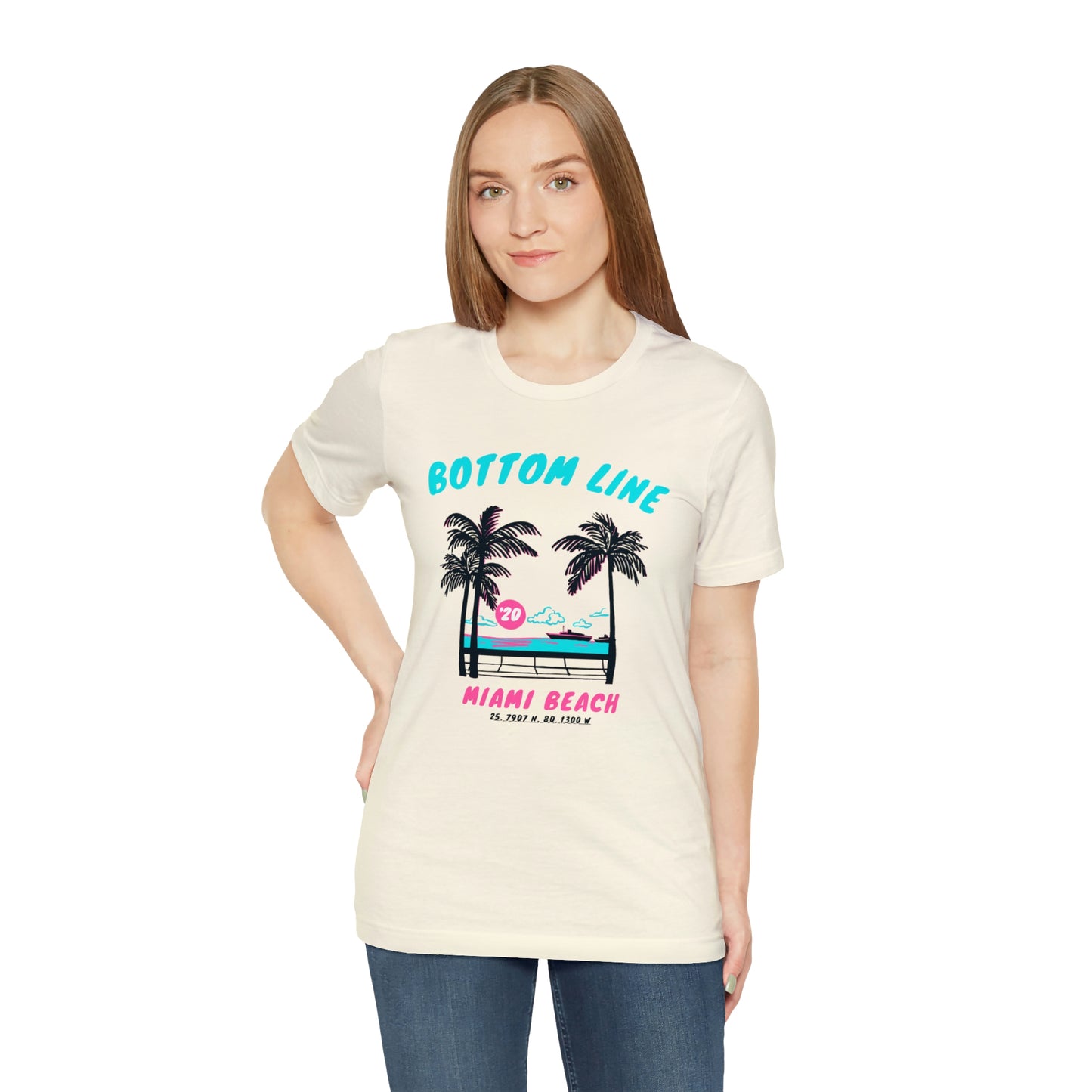 Miami Beach Front Design Tee