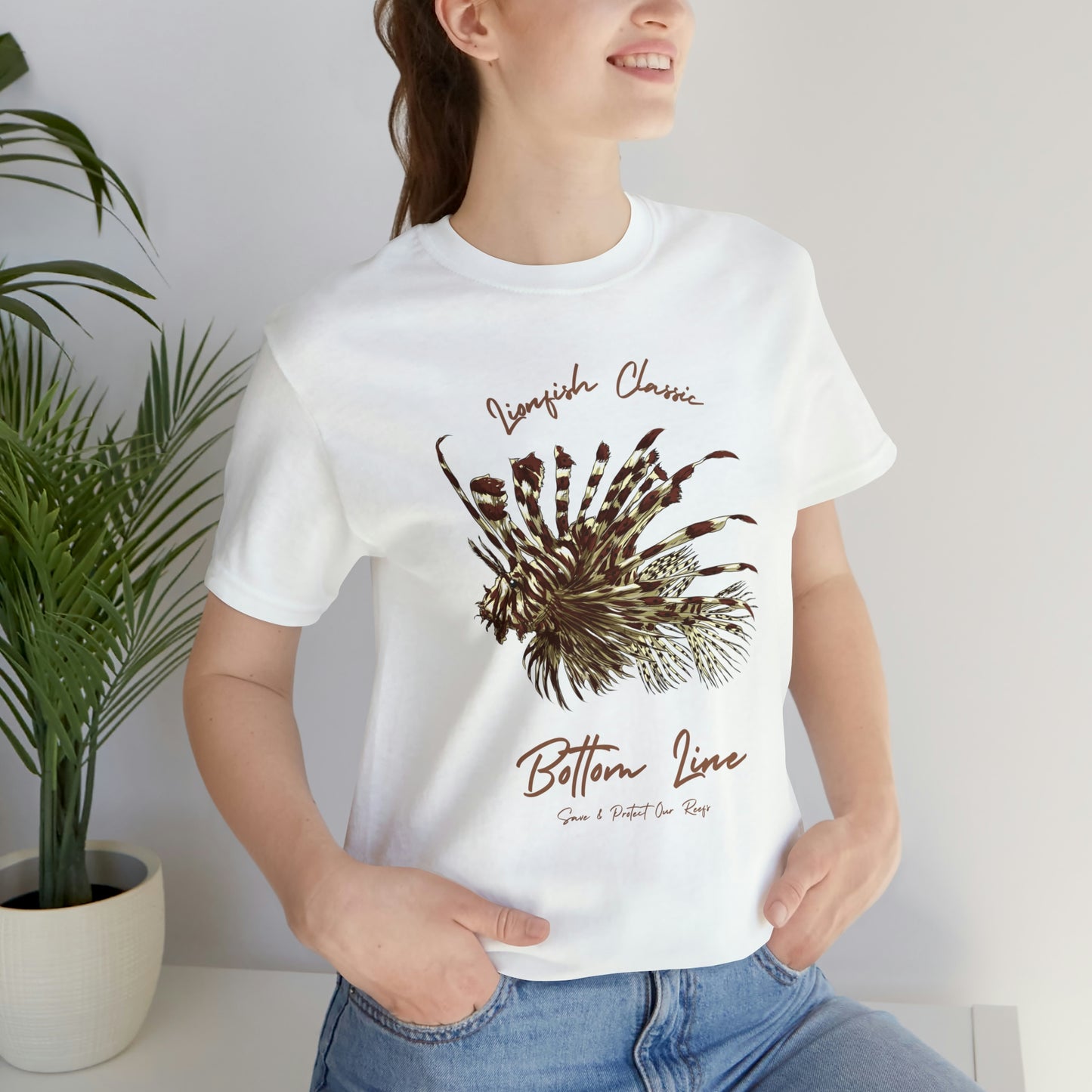 LionFish Classic Front Design Tee