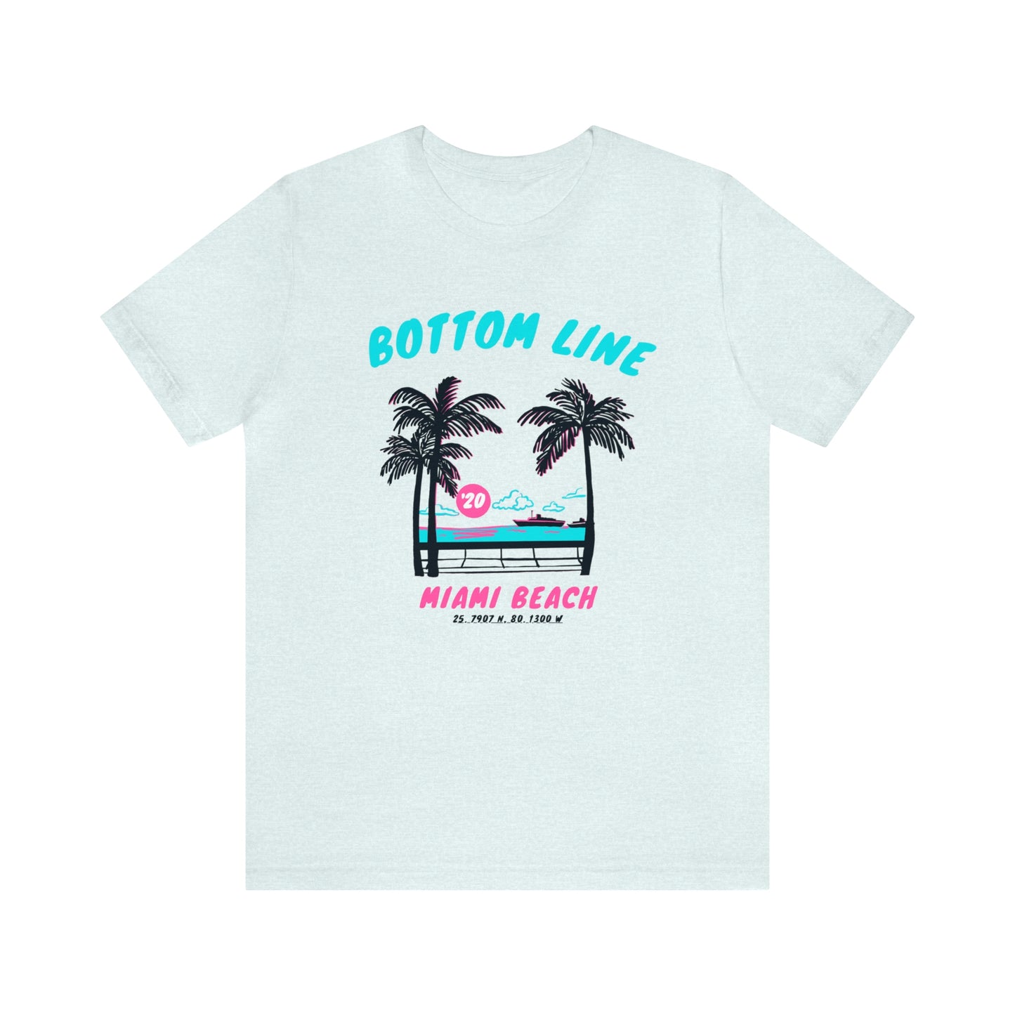 Miami Beach Front Design Tee