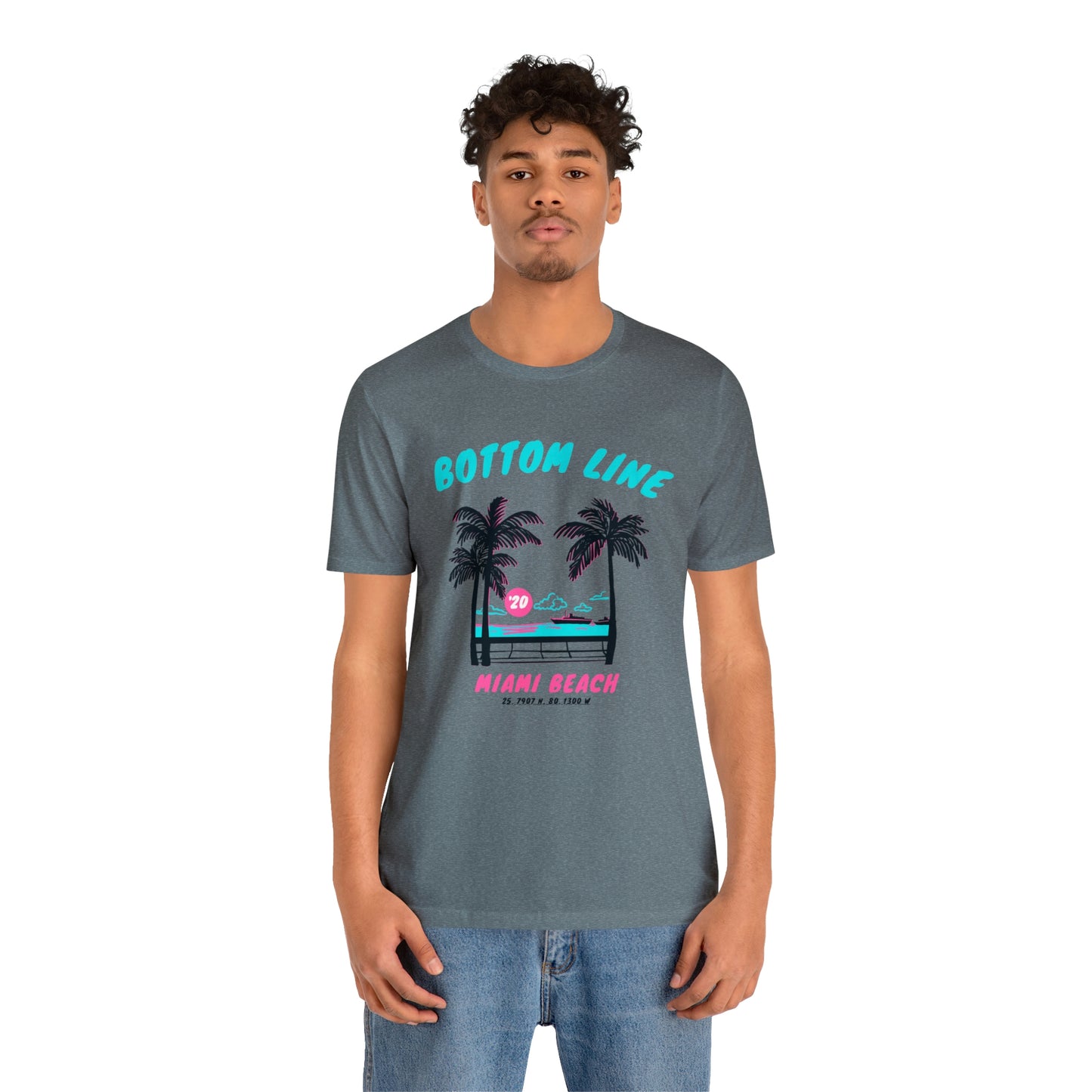 Miami Beach Front Design Tee